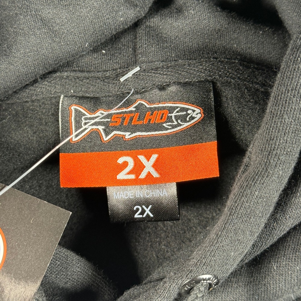 STLHD Men's Chrome Premium Hoodie 2X Black NWT - Picture 5 of 10